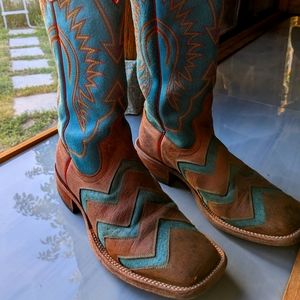 Macie Bean "Wave on Wave" Cowgirl Boots
